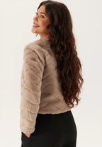 Damen Kurze Jacke mit Strukturiertem Muster – Ansicht 9