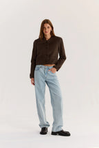 Damen Kurzer Blazer mit Knopfverschluss – Ansicht 4