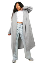 Damen Langer Trenchcoat mit Gürtel und Breitem Reverskragen Ansicht 7