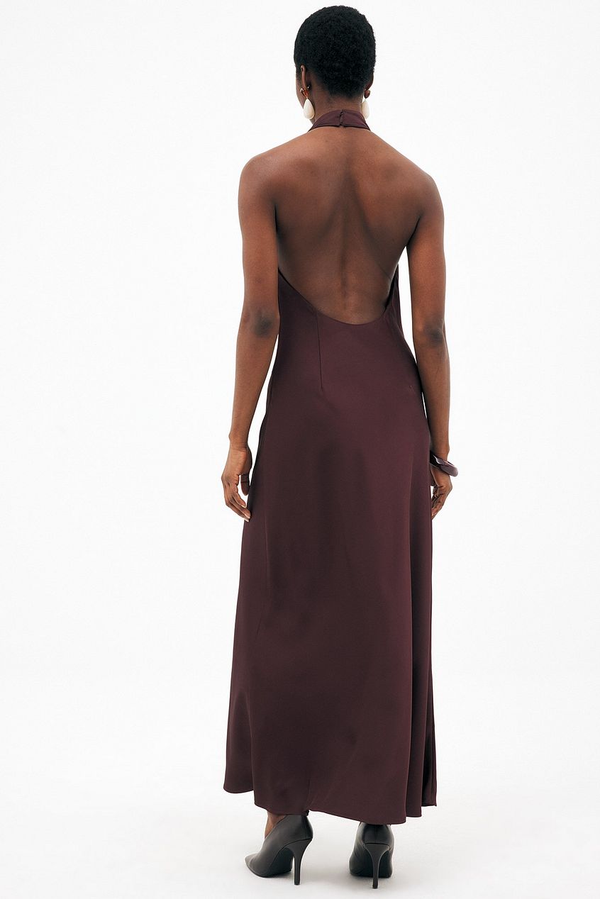 Damen Maxikleid mit Neckholder-Ausschnitt – Ansicht 2