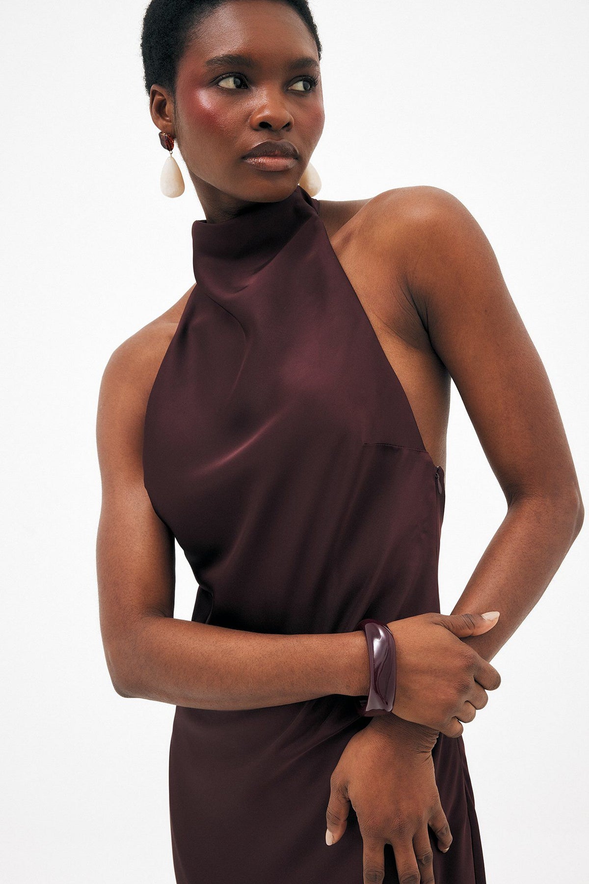 Damen Maxikleid mit Neckholder-Ausschnitt – Ansicht 3