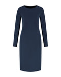 Damen Midikleid mit langem Arm und körpernahem Schnitt