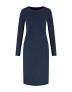Damen Midikleid mit langem Arm und körpernahem Schnitt