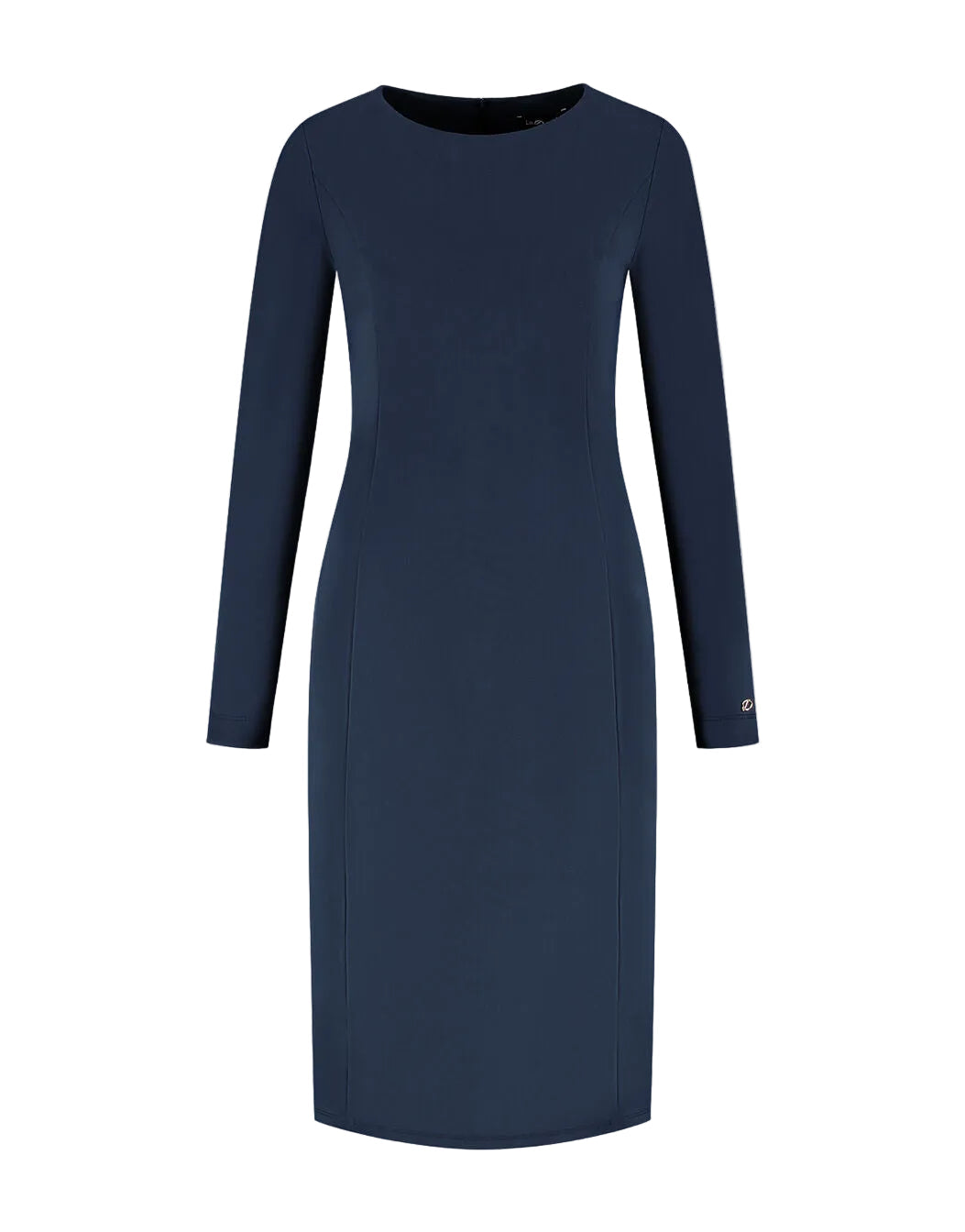 Damen Midikleid mit langem Arm und körpernahem Schnitt