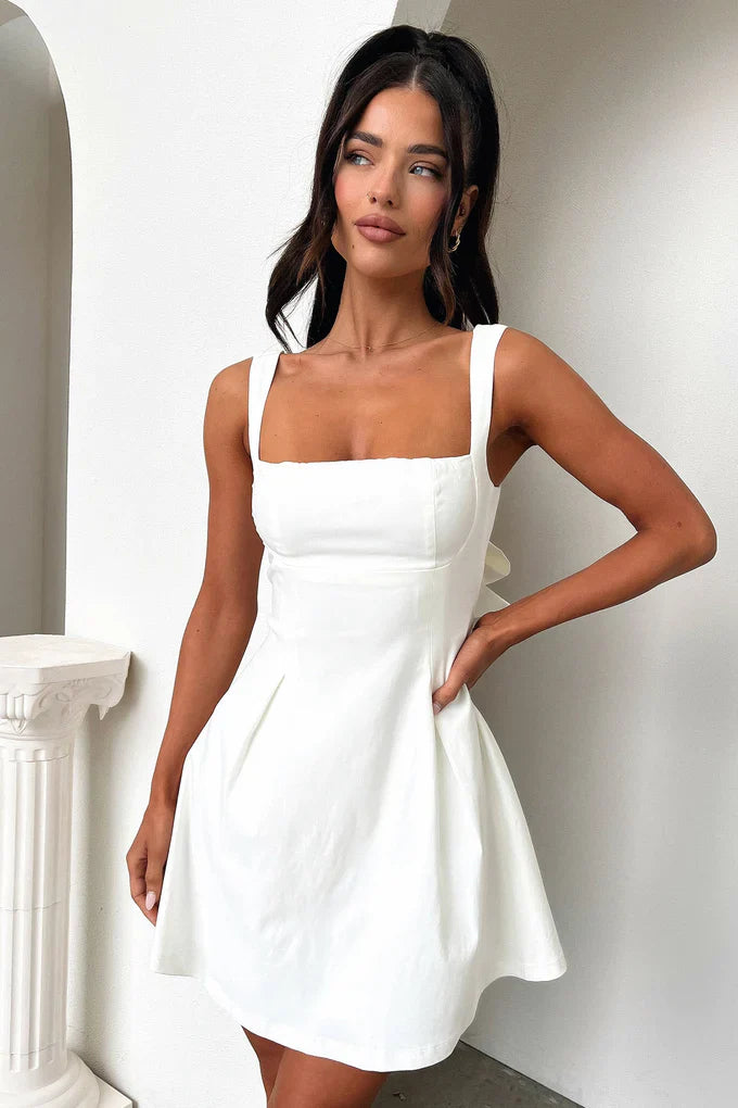 Damen Minikleid plissierter Rock Ansicht 12