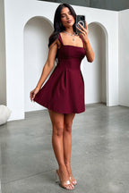 Damen Minikleid plissierter Rock Ansicht 6