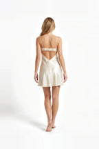 Damen Minikleid mit Trägern, Spitze und Offenem Rücken – Ansicht 8