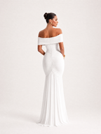 Damen schulterfreies Maxikleid Ansicht 10