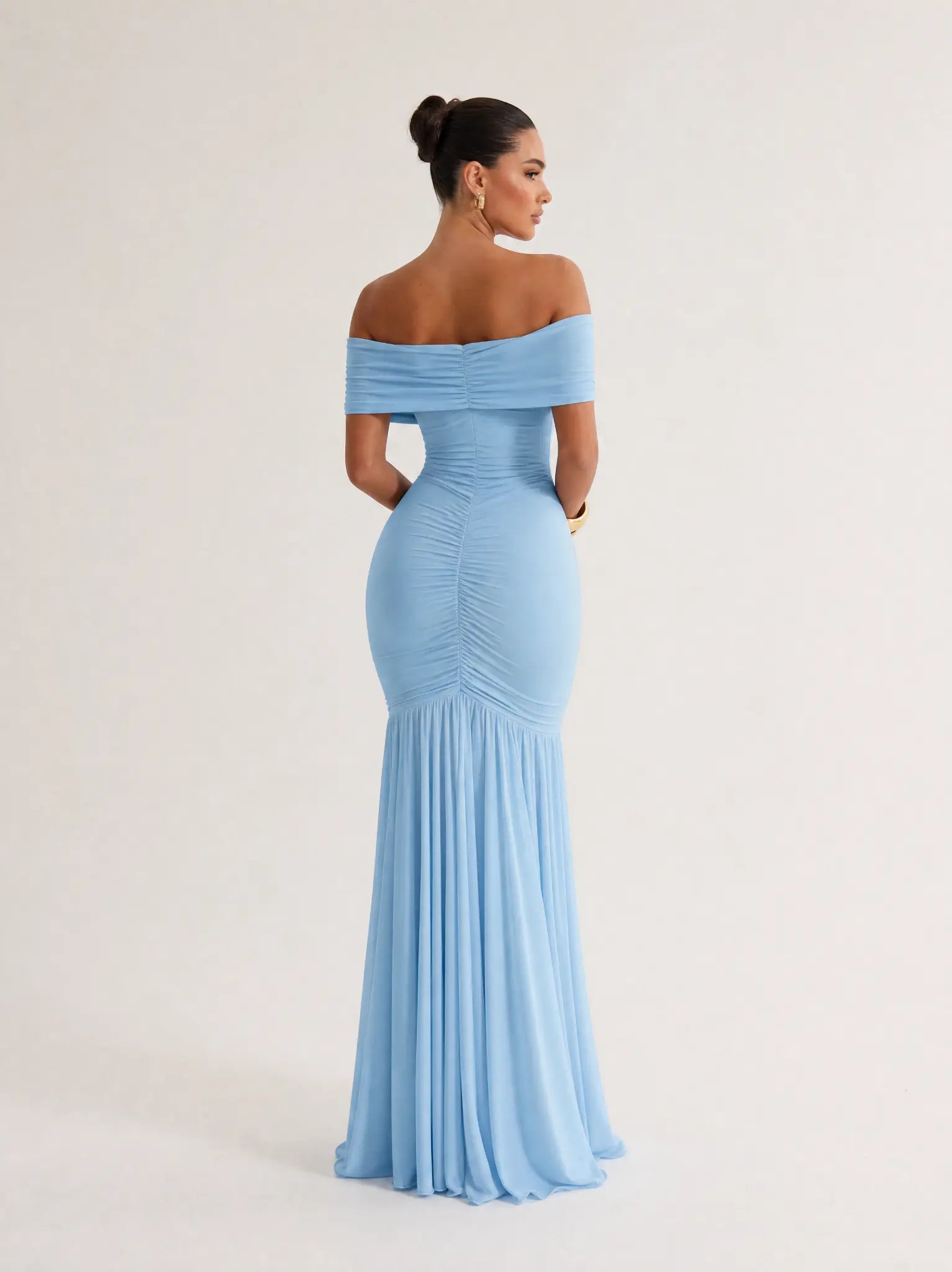Damen schulterfreies Maxikleid Ansicht 8