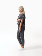 Damen Set mit Oversize T-Shirt und Joggerhose mit Bündchen – Ansicht 7