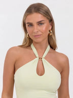 Damen Top mit Nackenbändern – Ansicht 2