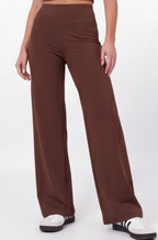 Damen weite Hose mit geradem Bund