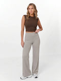 Damen weite Hose mit hohem Bund