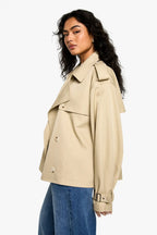 Damen Zweireiher Kurzjacke mit Reverskragen Ansicht 4