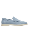 Damen Wildleder Loafer mit Flechtdetail und gepolstertem Kragen