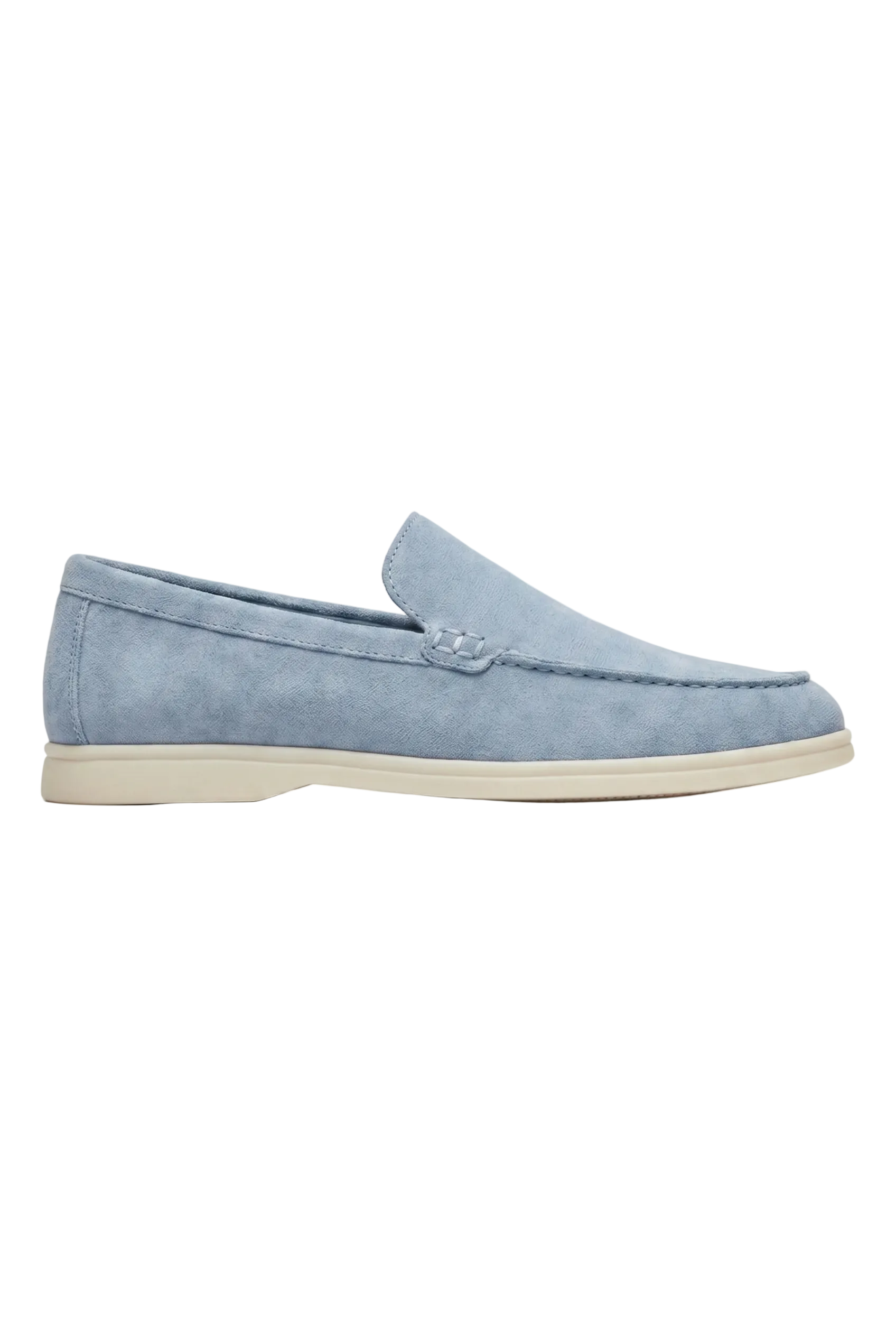 Damen Wildleder Loafer mit Flechtdetail und gepolstertem Kragen
