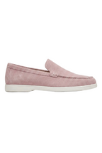Damen Wildleder Loafer mit Flechtdetail und gepolstertem Kragen