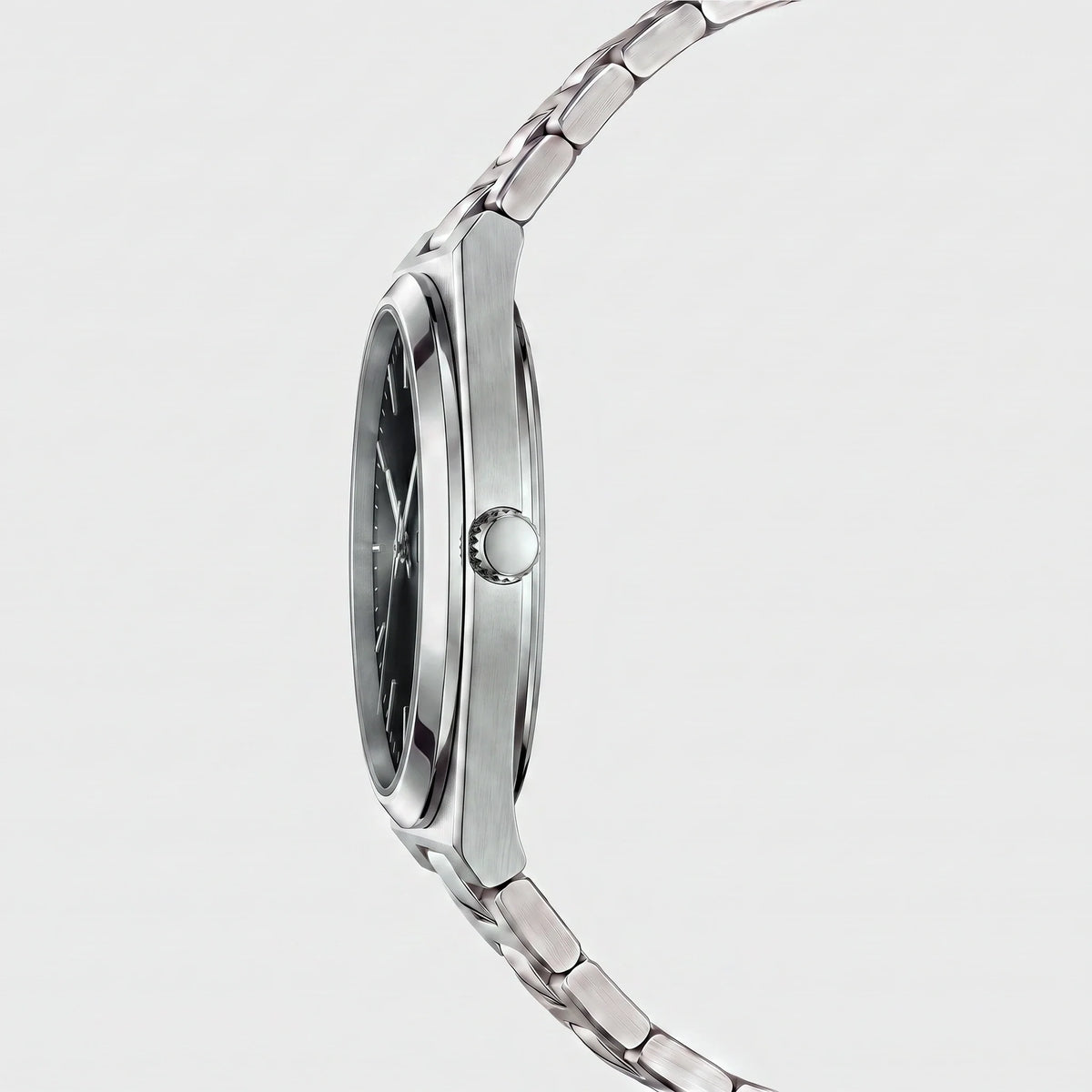 Herren Armbanduhr mit Datums- und Wochentagsanzeige am Gliederarmband – Ansicht 19
