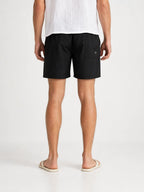 Herren Badeshorts einfarbig Kontrastkordel Ansicht 2