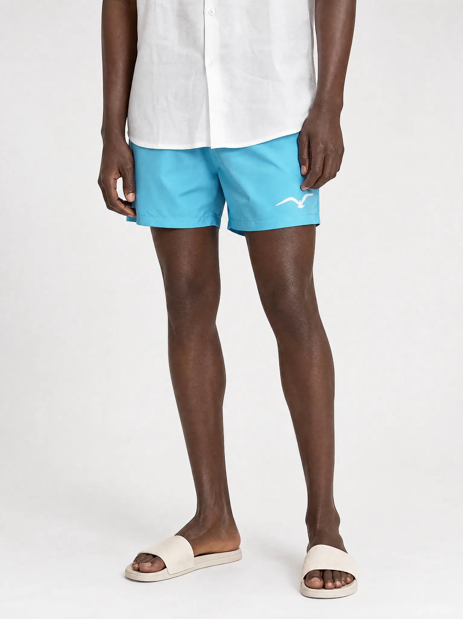 Herren Badeshorts Möwenmotiv Ansicht 3
