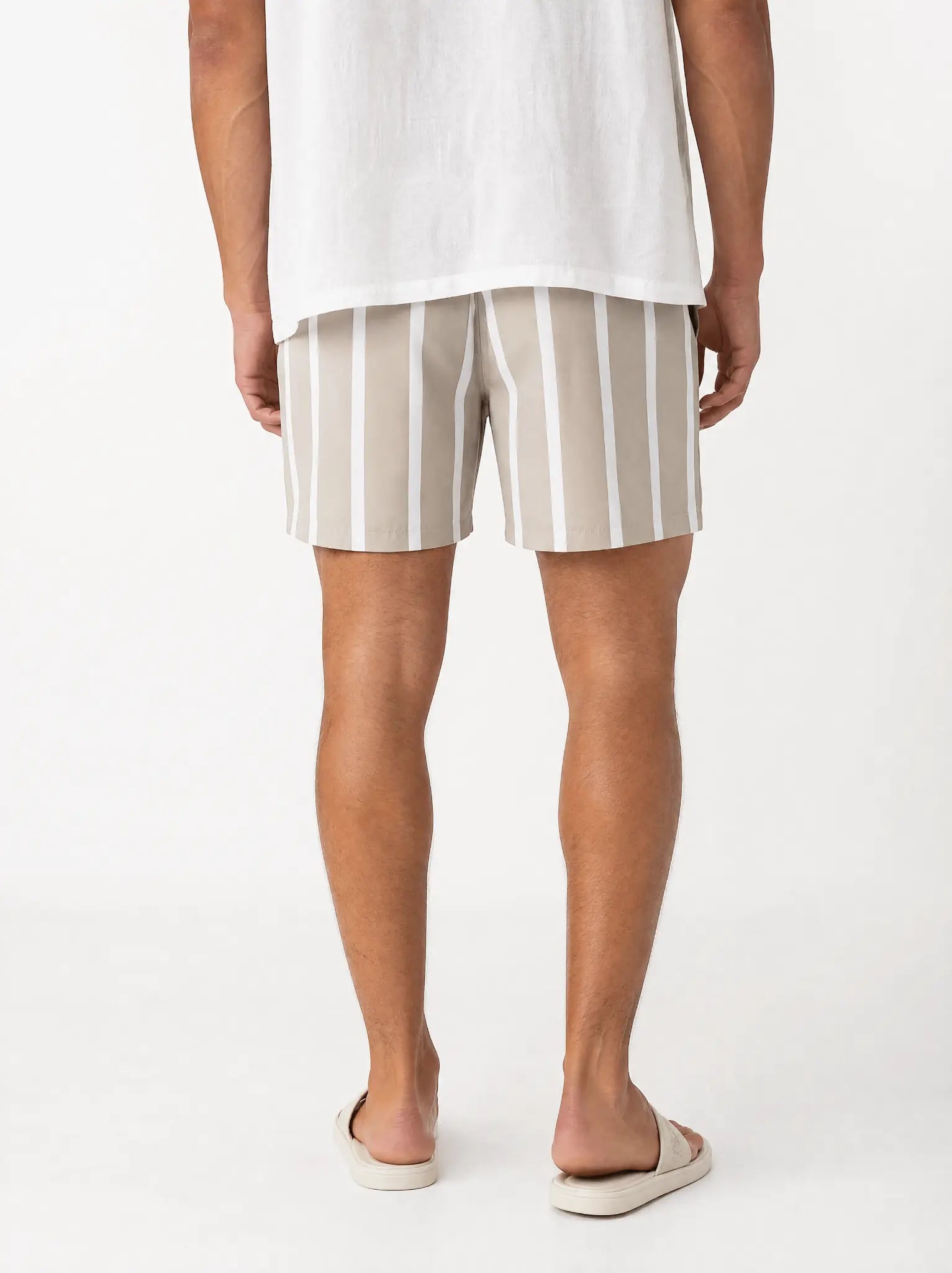 Herren Badeshorts seitlicher Kordelzug Ansicht 2