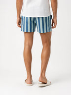 Herren Badeshorts zweifarbige Streifen Ansicht 2