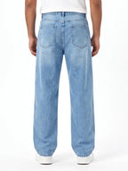Herren Baggy Jeans mit Weiten Geraden Beinen – Ansicht 3