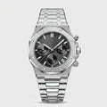 Herren Chronograph mit Achteckiger Lünette am Gliederarmband