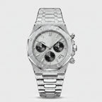Herren Chronograph mit Achteckiger Lünette am Gliederarmband – Ansicht 5