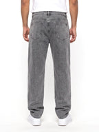 Herren Jeans mit Lockerem Schnitt, Geraden Beinen und Waschung – Ansicht 3