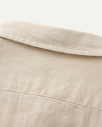 Herren Langarmhemd mit Brusttasche und Strukturiertem Material Ansicht 3