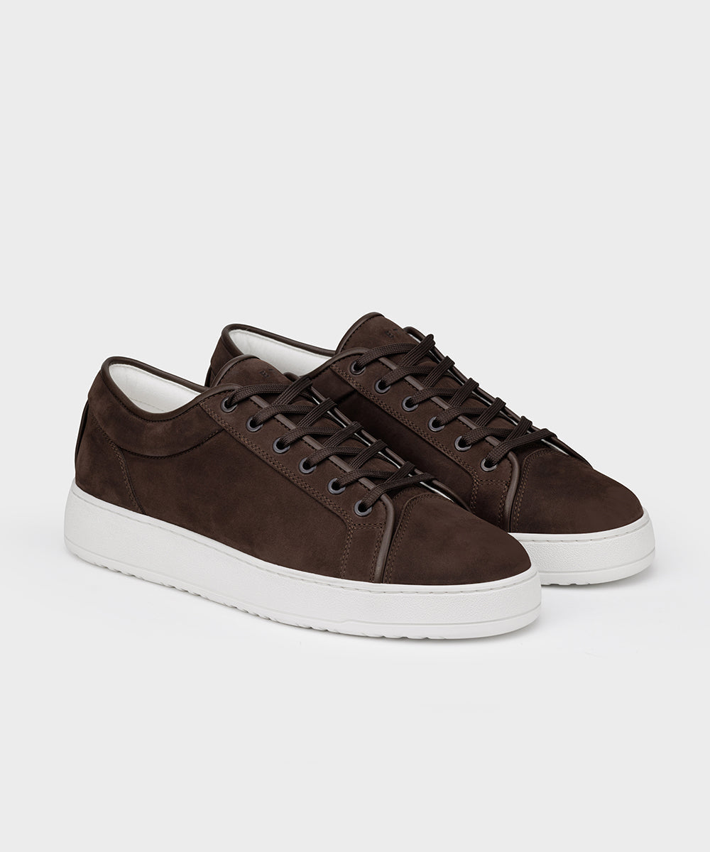 Herren Niedrige Sneaker in Wildleder-Optik mit Schnürung – Ansicht 2