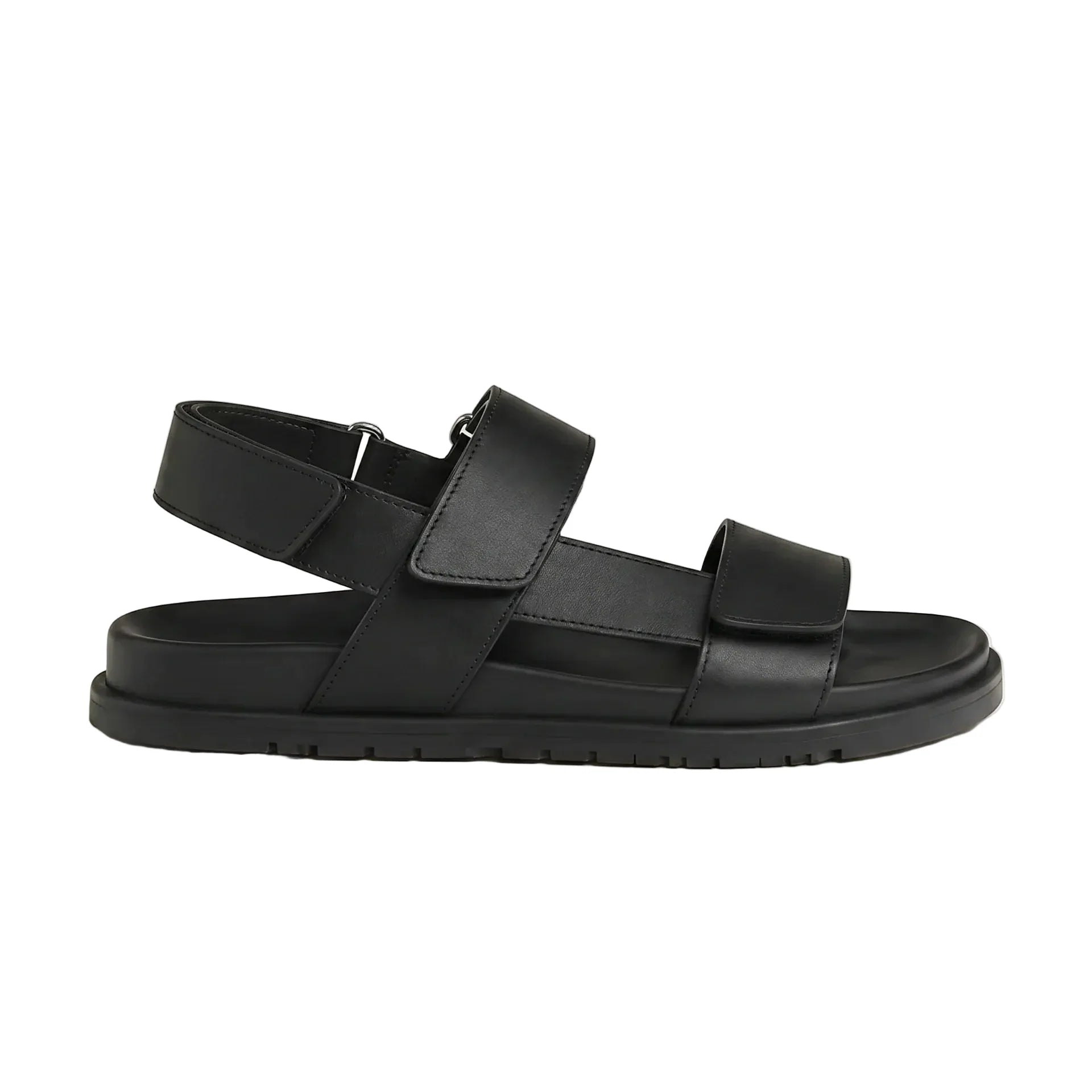 Herren Sandalen mit zwei Klettriemen und Fersenriemen