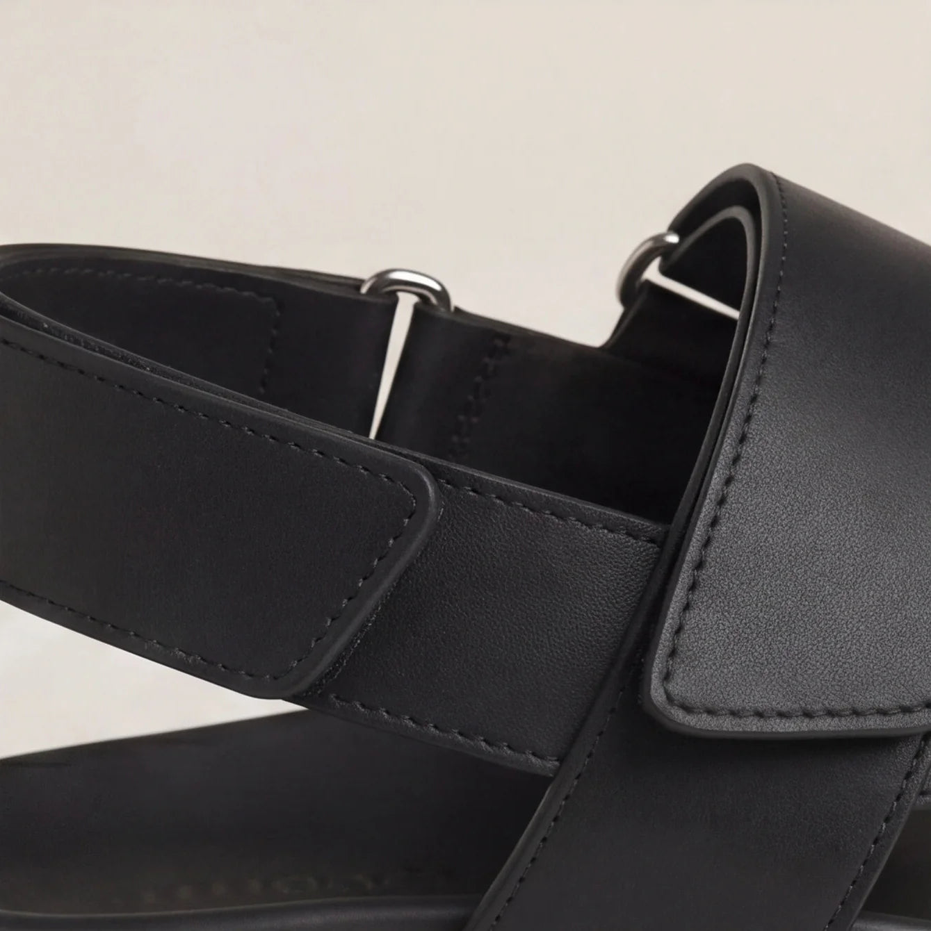 Herren Sandalen mit zwei Klettriemen und Fersenriemen Ansicht 4