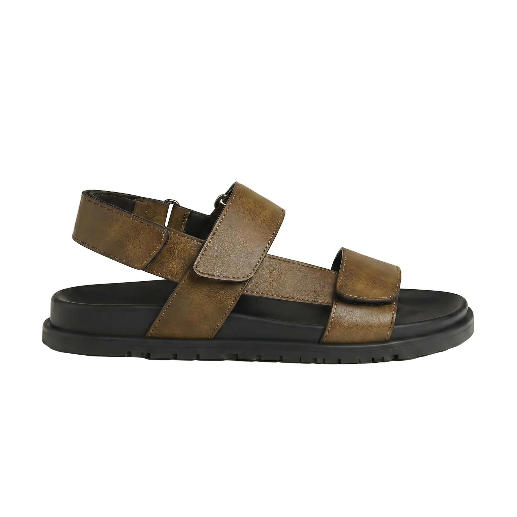 Herren Sandalen mit zwei Klettriemen und Fersenriemen Ansicht 5