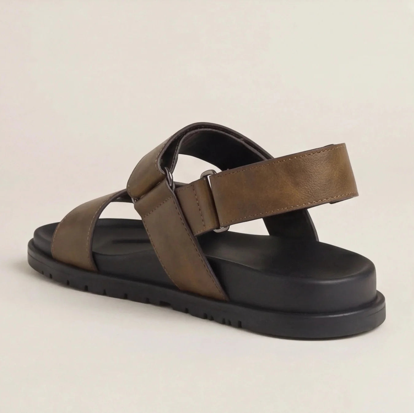 Herren Sandalen mit zwei Klettriemen und Fersenriemen Ansicht 7