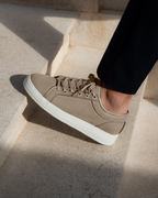 Herren Schnürsneaker in Wildleder-Optik mit Weißer Sohle – Ansicht 5