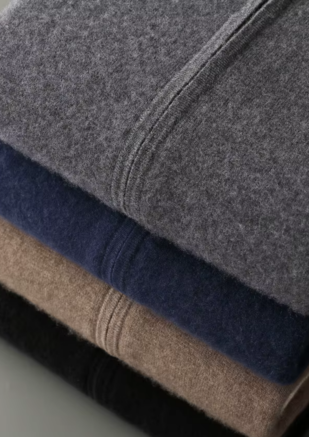Herren Set mit Strickjacke mit Kontraststreifen und Hose – Ansicht 12