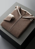 Herren Set mit Strickjacke mit Kontraststreifen und Hose – Ansicht 14