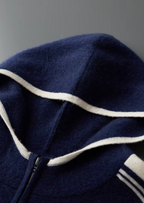Herren Set mit Strickjacke mit Kontraststreifen und Hose – Ansicht 7