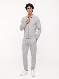 Herren Set mit Sweatjacke mit Kragen und Jogginghose