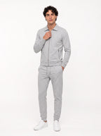 Herren Set mit Sweatjacke mit Kragen und Jogginghose