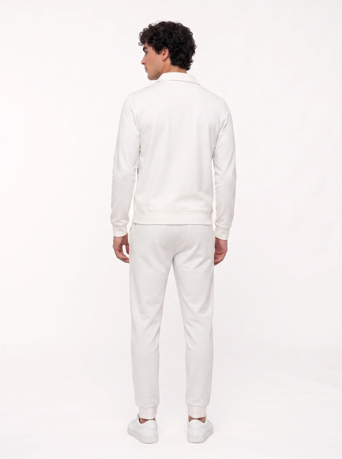 Herren Set mit Sweatjacke mit Kragen und Jogginghose – Ansicht 10