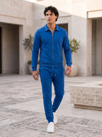 Herren Set mit Sweatjacke mit Kragen und Jogginghose – Ansicht 16