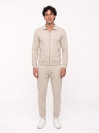 Herren Set mit Sweatjacke mit Kragen und Jogginghose – Ansicht 17
