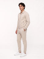 Herren Set mit Sweatjacke mit Kragen und Jogginghose – Ansicht 19