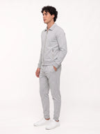 Herren Set mit Sweatjacke mit Kragen und Jogginghose – Ansicht 3