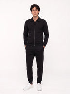 Herren Set mit Sweatjacke mit Kragen und Jogginghose – Ansicht 5