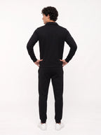 Herren Set mit Sweatjacke mit Kragen und Jogginghose – Ansicht 6