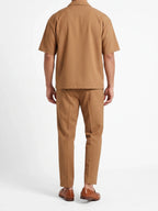 Herren Set mit Zweireihigem Revershemd und Hose mit Bügelfalte – Ansicht 6